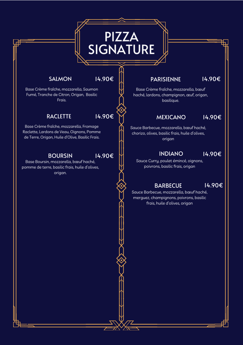 Menu O' Flagrant Delice Pizza-5