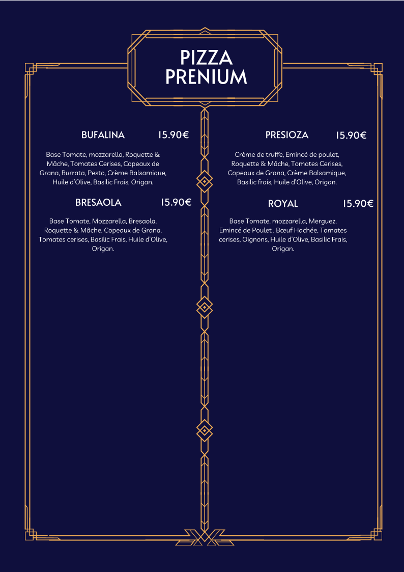 Menu O' Flagrant Delice Pizza-8